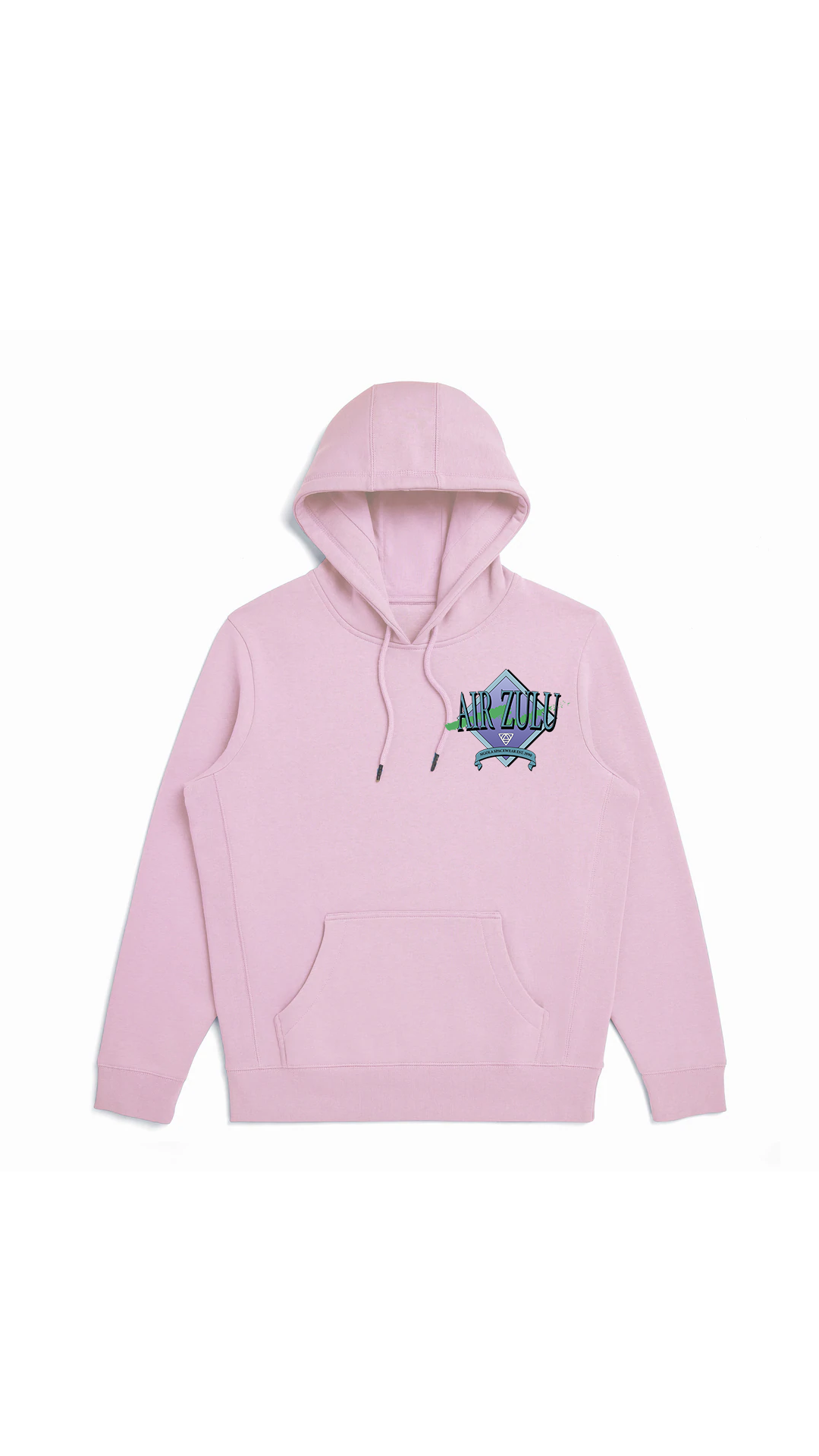 Embroidered Hooded Sweatshirt - Lavender