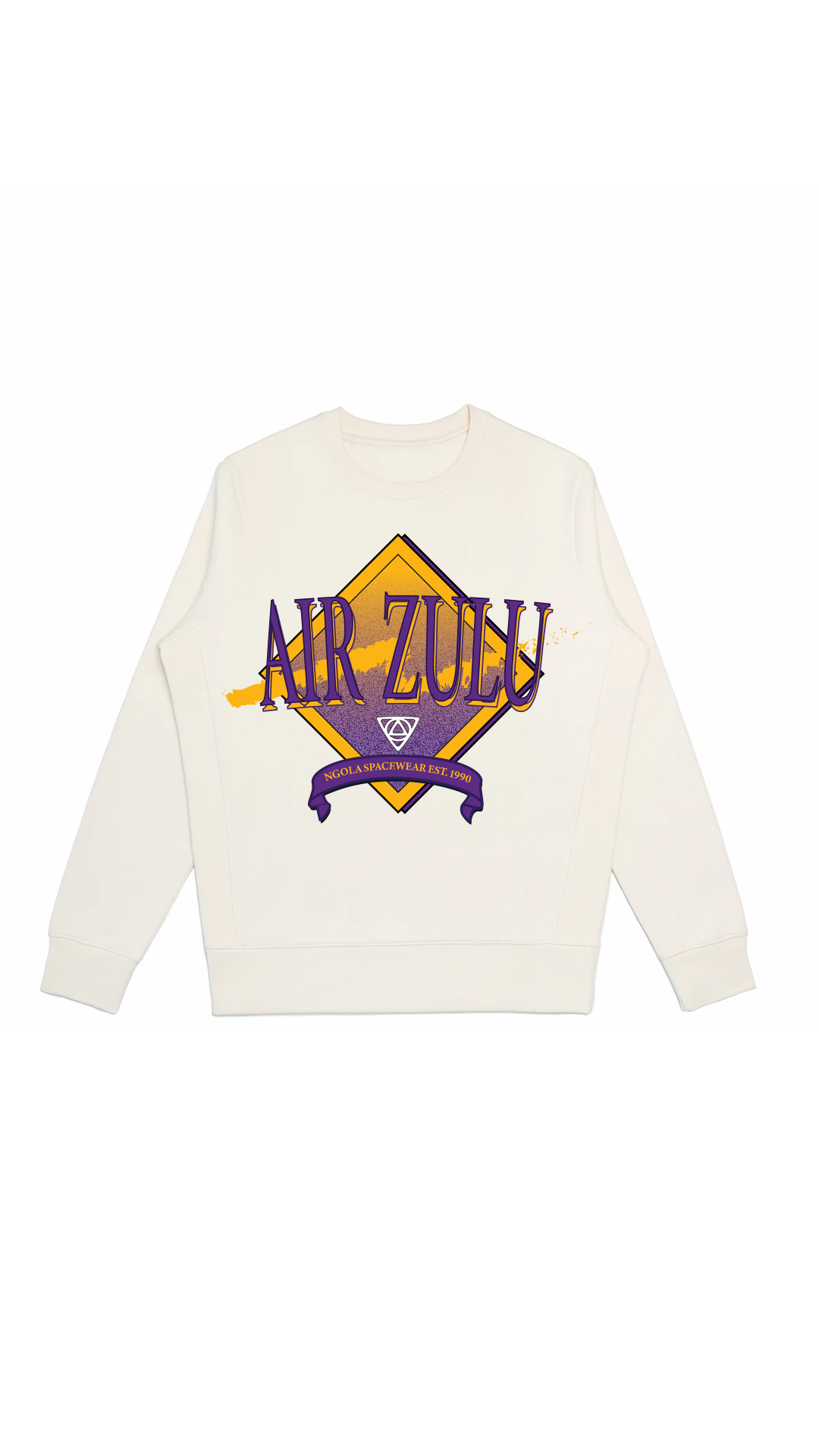 Embroidered Hooded Sweatshirt - Natural