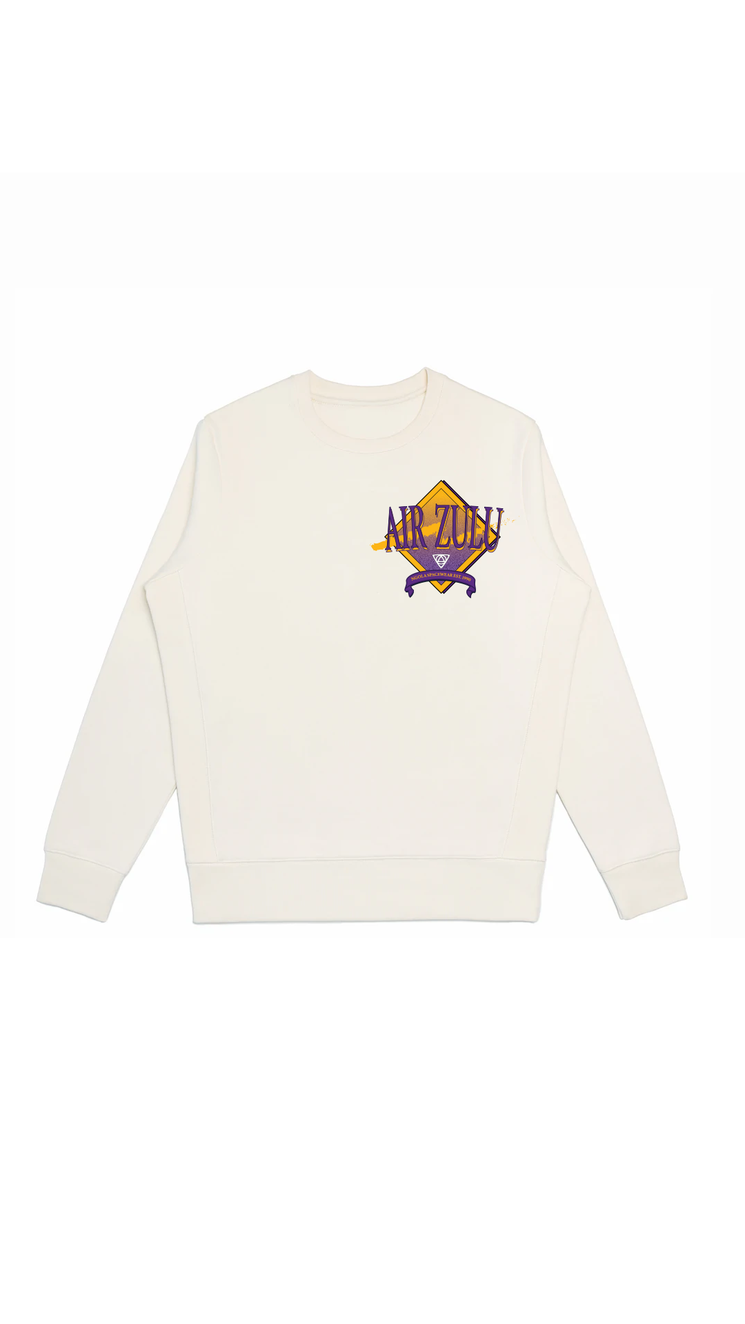Embroidered Crewneck - Natural